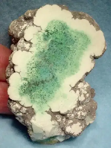 Slabbed datolite nodule, Centennial Mine, Houghton County
