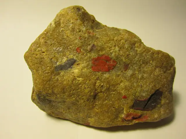 Jasper conglomerate, or St. Joseph Island puddingstone, St. Joseph Island, Ontario (not a Michigan specimen)